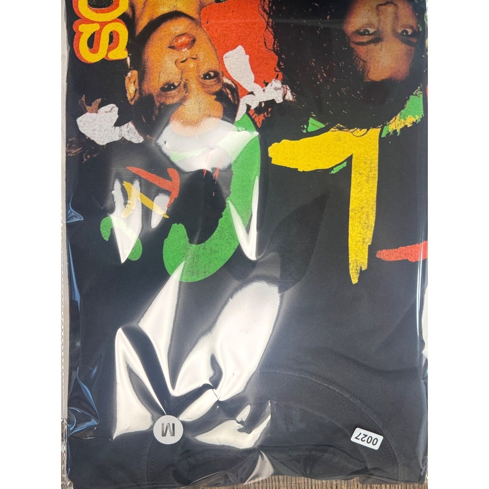 TLC No Scrubs Graphic T-Shirt Mens Medium Black 90s R&B Band Tee - Picture 4 of 4